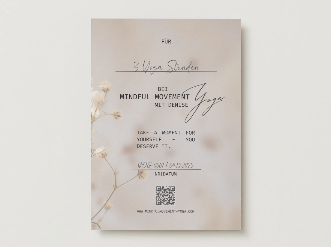 Yoga Gutschein Dresden