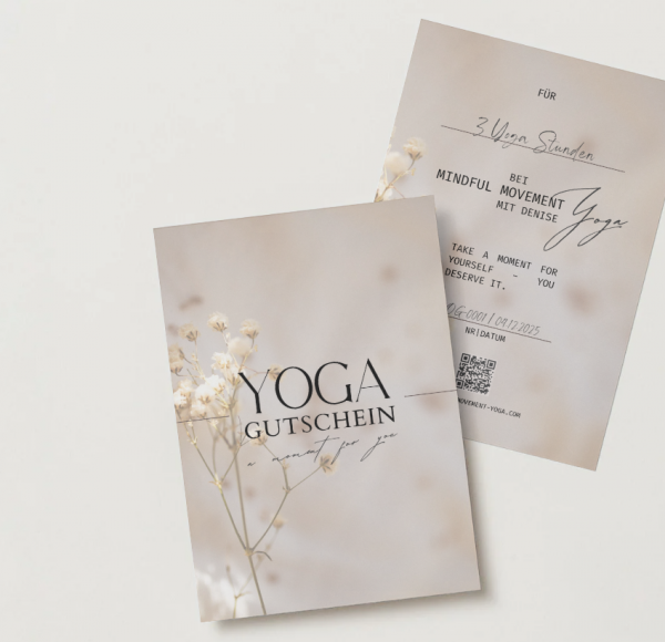 Yoga Gutschein Dresden